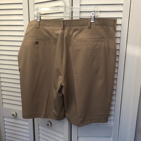 Ben Hogan men athletic tan shorts, 42 - Picture 2 of 9